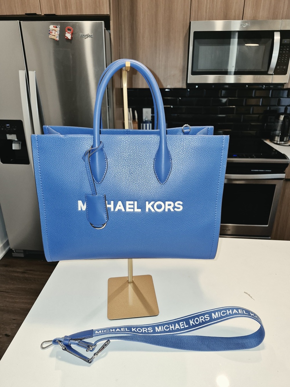 Michael kors Mirella Pebbled Leather Tote Bag